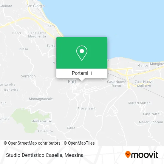 Mappa Studio Dentistico Casella