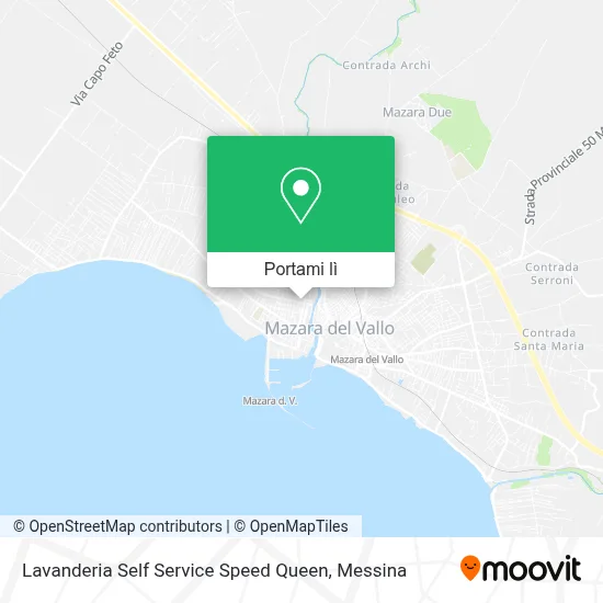 Mappa Lavanderia Self Service Speed Queen