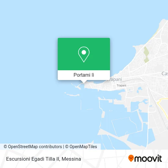 Mappa Escursioni Egadi Tilla II