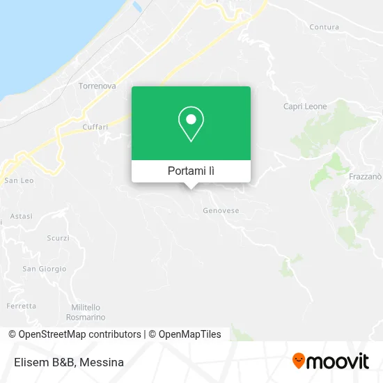 Mappa Elisem B&B