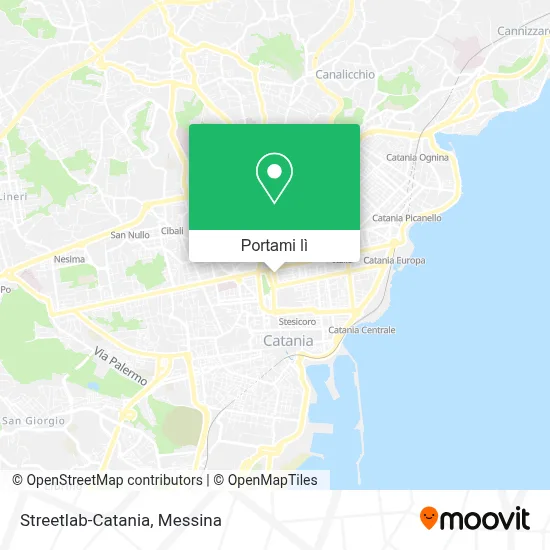 Mappa Streetlab-Catania