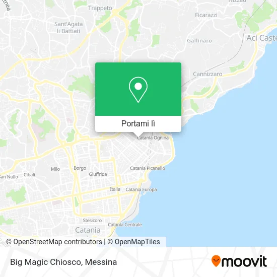 Mappa Big Magic Chiosco