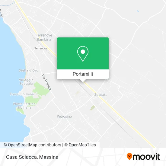 Mappa Casa Sciacca