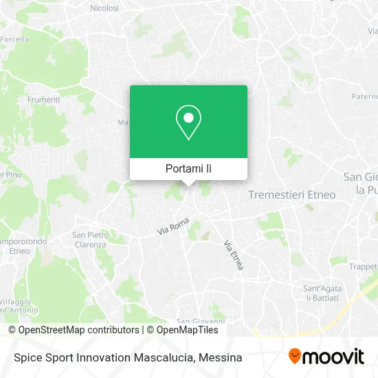 Mappa Spice Sport Innovation Mascalucia