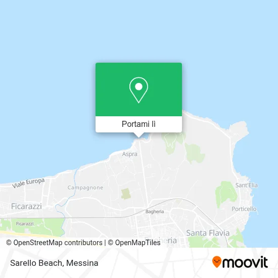 Mappa Sarello Beach