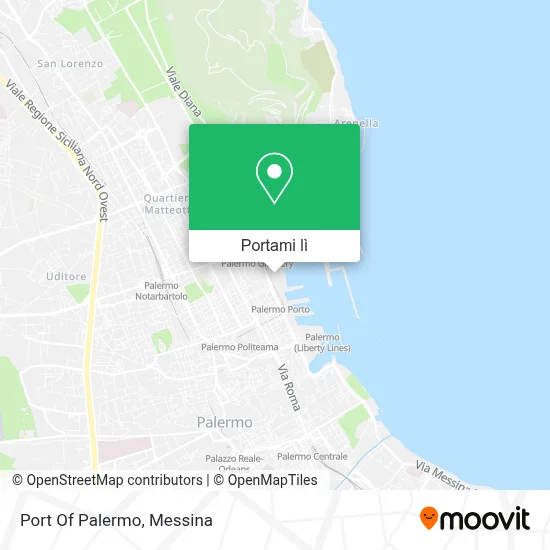 Mappa Port Of Palermo