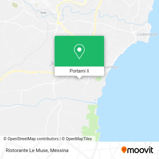 Mappa Ristorante Le Muse
