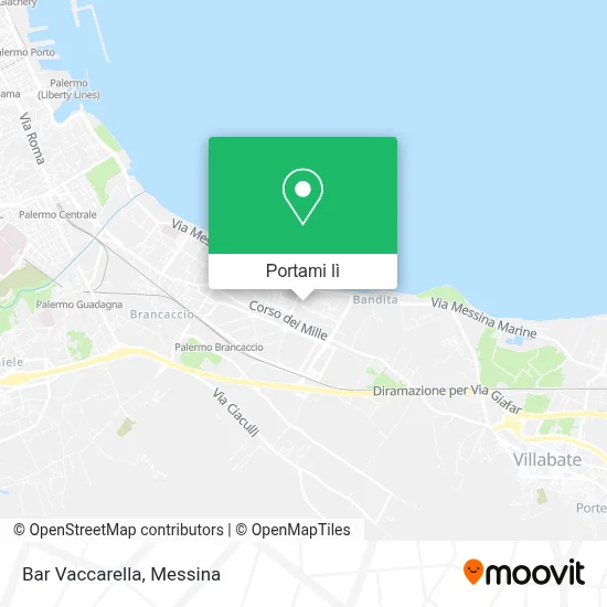 Mappa Bar Vaccarella