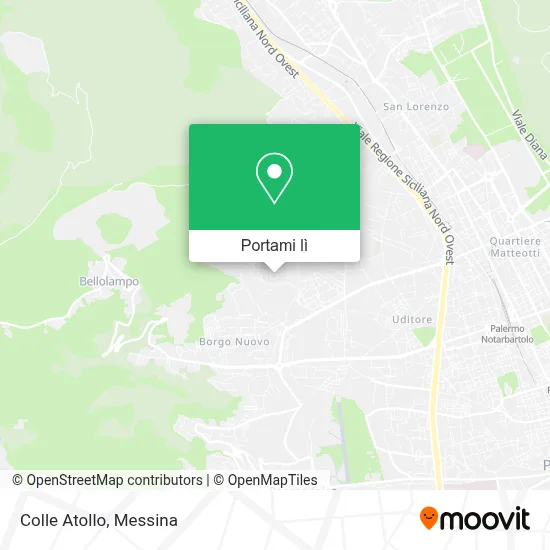 Mappa Colle Atollo