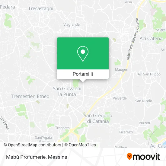 Mappa Mabù Profumerie