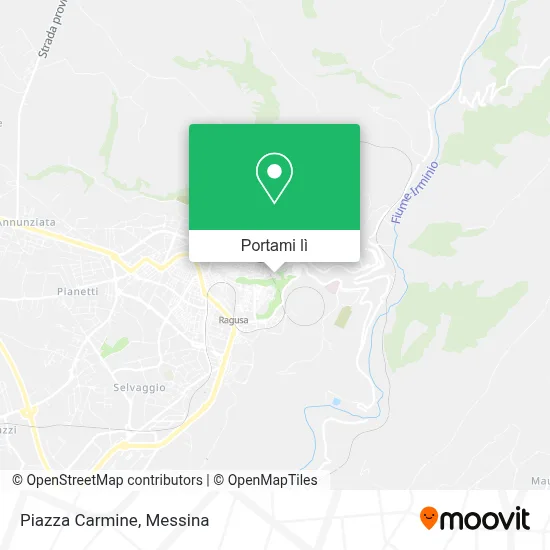 Mappa Piazza Carmine