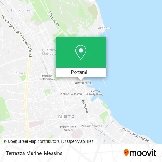 Mappa Terrazza Marine