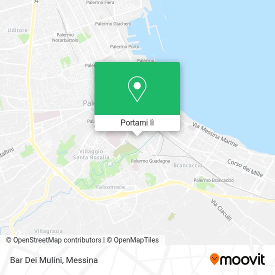 Mappa Bar Dei Mulini