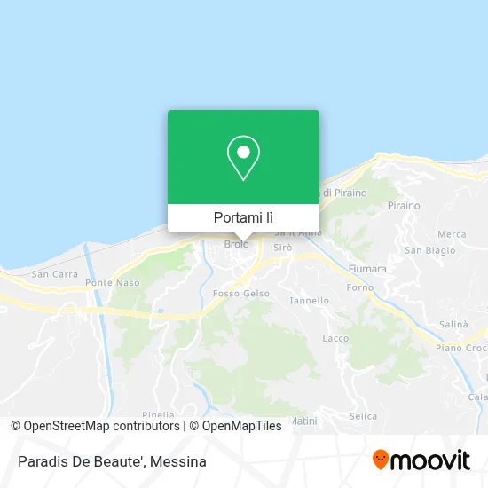 Mappa Paradis De Beaute'