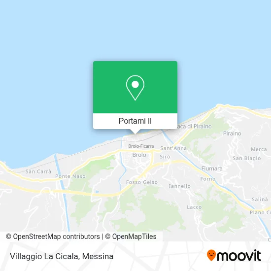 Mappa Villaggio La Cicala