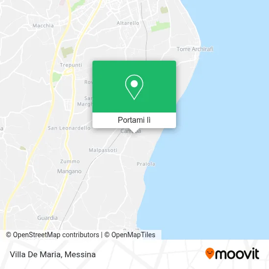 Mappa Villa De Maria