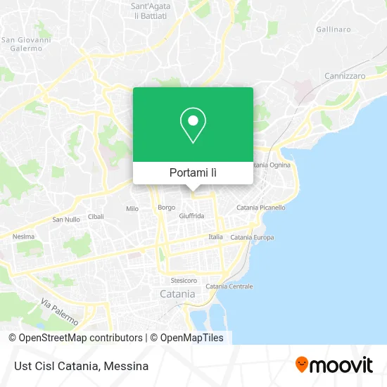 Mappa Ust Cisl Catania