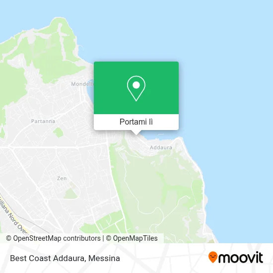 Mappa Best Coast Addaura