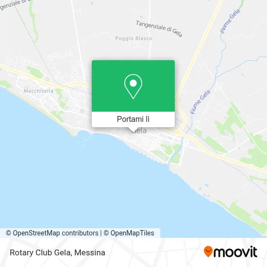 Mappa Rotary Club Gela