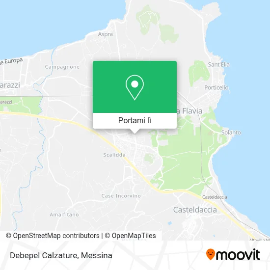 Mappa Debepel Calzature
