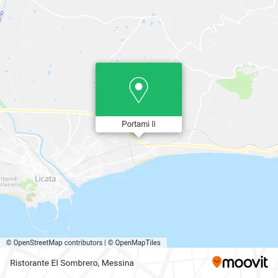 Mappa Ristorante El Sombrero