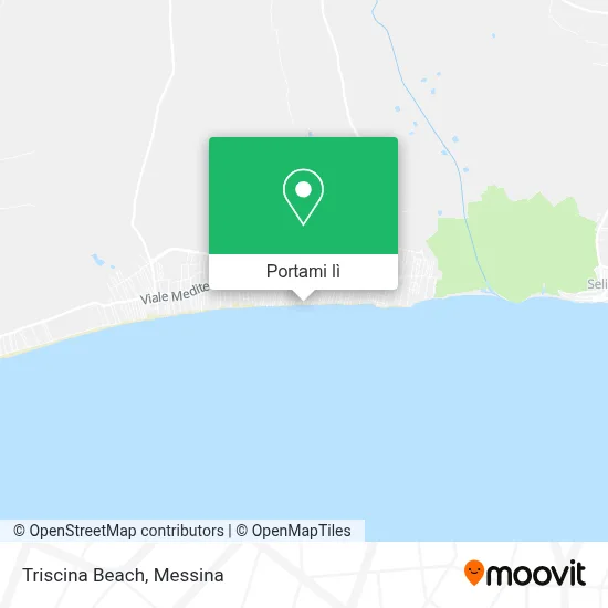 Mappa Triscina Beach