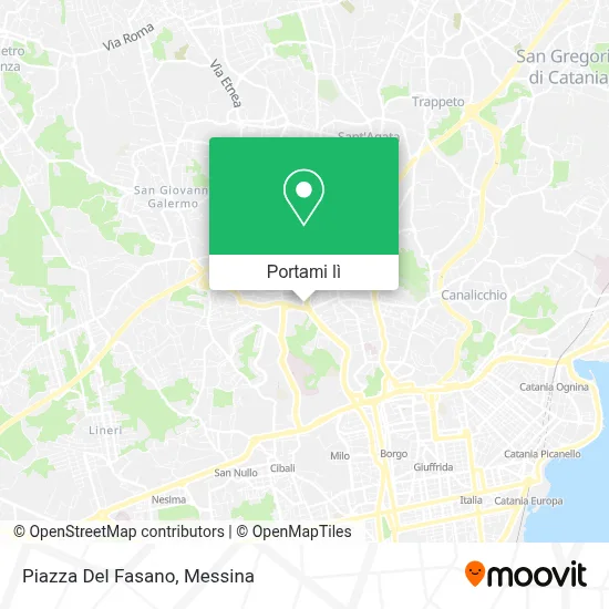 Mappa Piazza Del Fasano