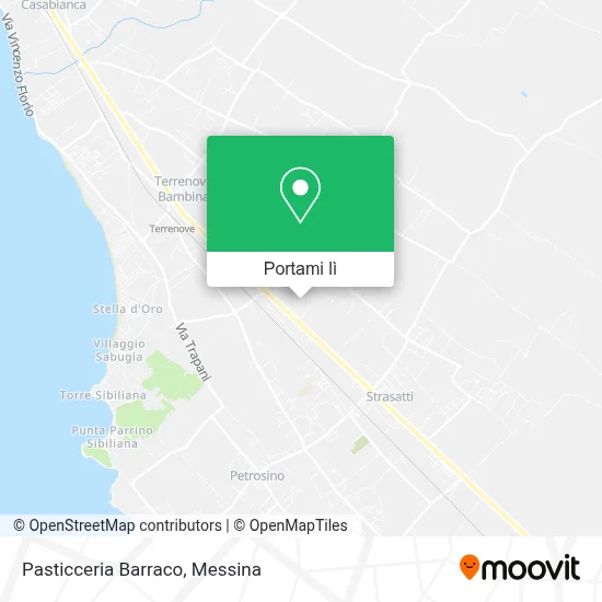 Mappa Pasticceria Barraco
