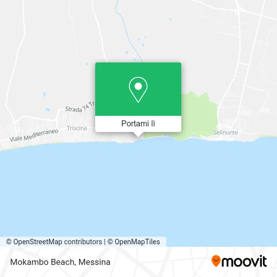 Mappa Mokambo Beach