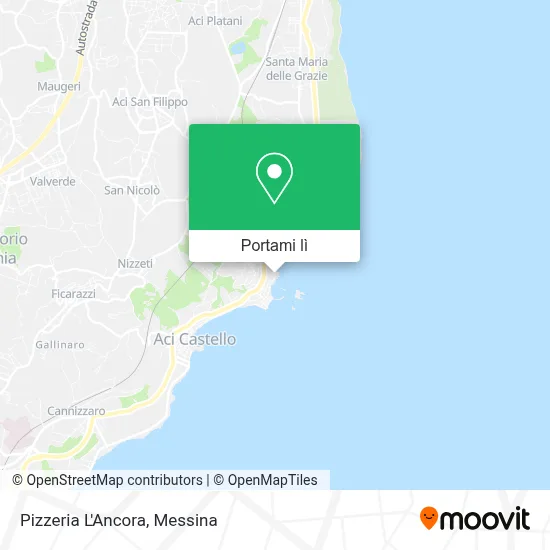 Mappa Pizzeria L'Ancora