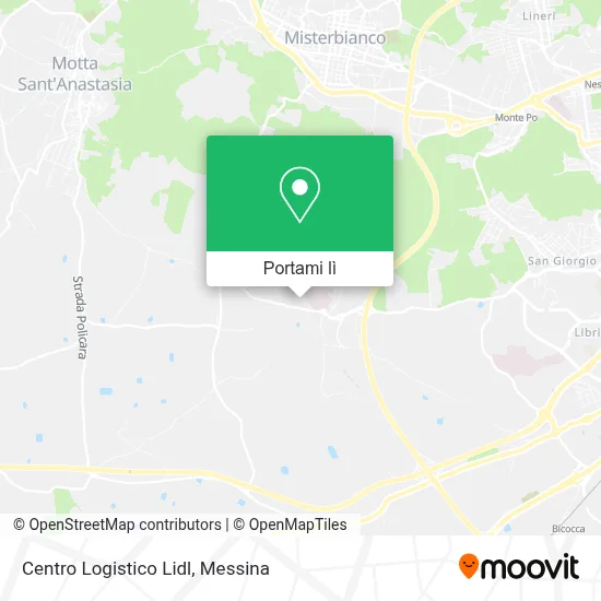Mappa Centro Logistico Lidl