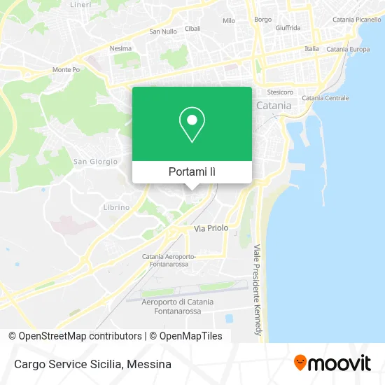 Mappa Cargo Service Sicilia