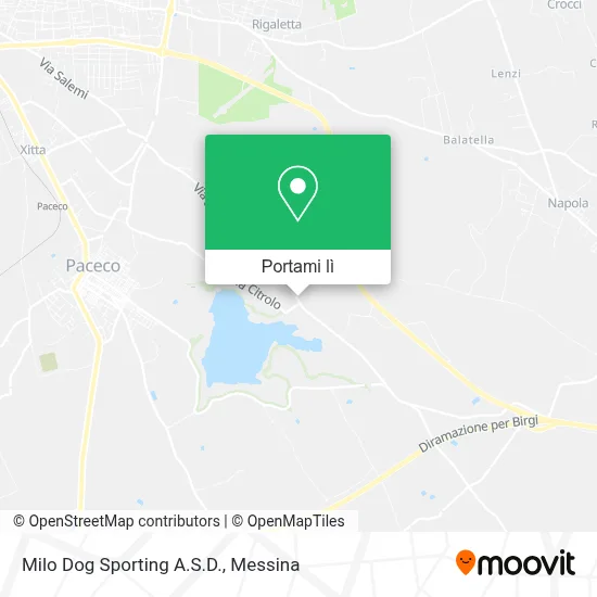 Mappa Milo Dog Sporting A.S.D.
