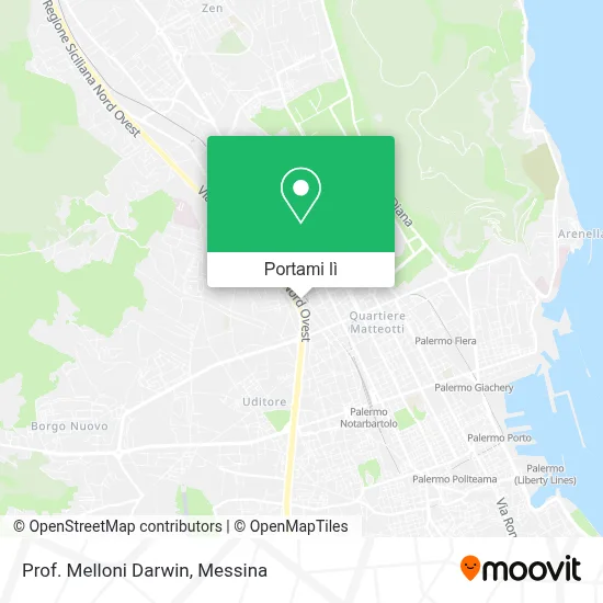 Mappa Prof. Melloni Darwin