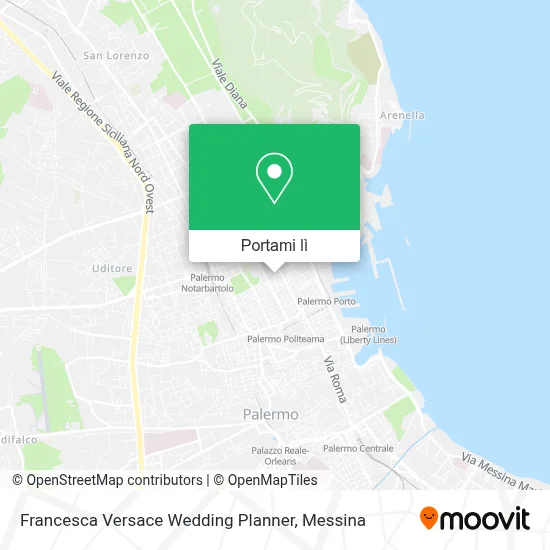 Mappa Francesca Versace Wedding Planner