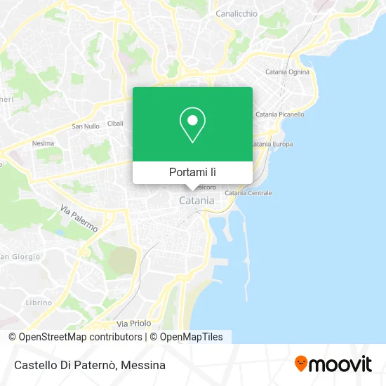 Mappa Castello Di Paternò