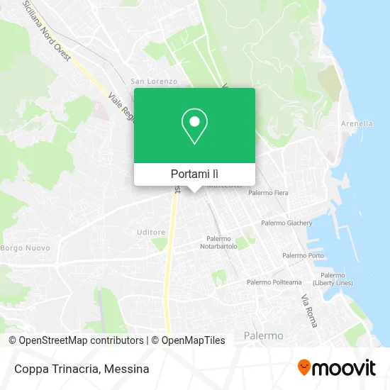 Mappa Coppa Trinacria
