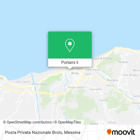 Mappa Posta Privata Nazionale Brolo