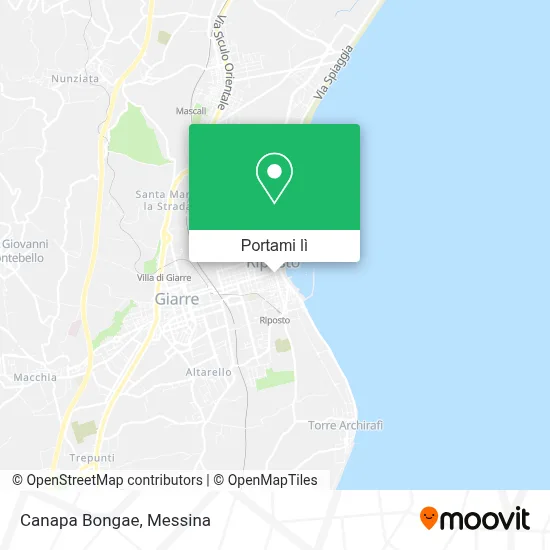Mappa Canapa Bongae