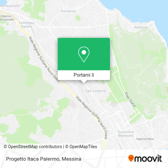 Mappa Progetto Itaca Palermo