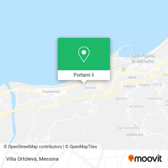 Mappa Villa Ortoleva