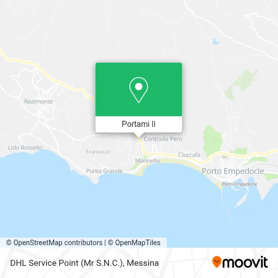 Mappa DHL Service Point (Mr S.N.C.)