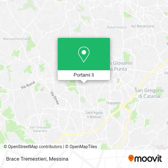 Mappa Brace Tremestieri