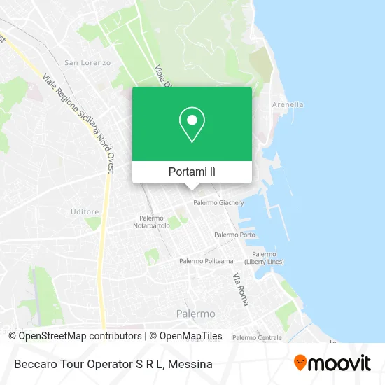 Mappa Beccaro Tour Operator S R L