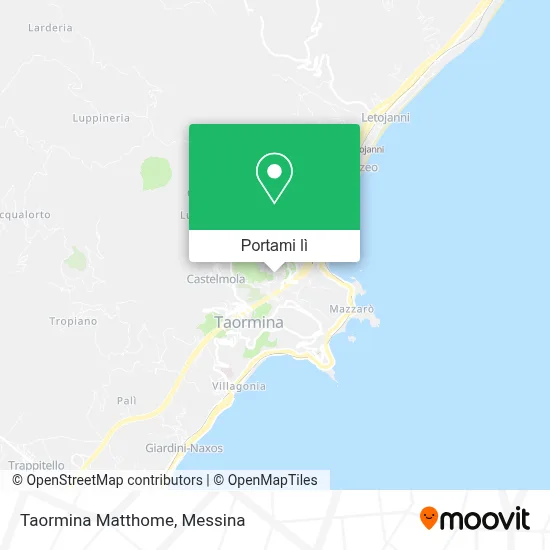 Mappa Taormina Matthome