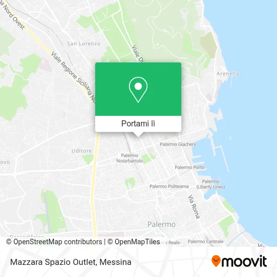 Mappa Mazzara Spazio Outlet