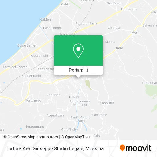 Mappa Tortora Avv. Giuseppe Studio Legale