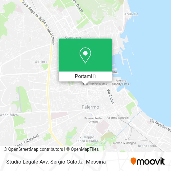 Mappa Studio Legale Avv. Sergio Culotta
