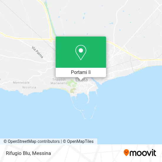 Mappa Rifugio Blu