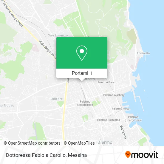 Mappa Dottoressa Fabiola Carollo